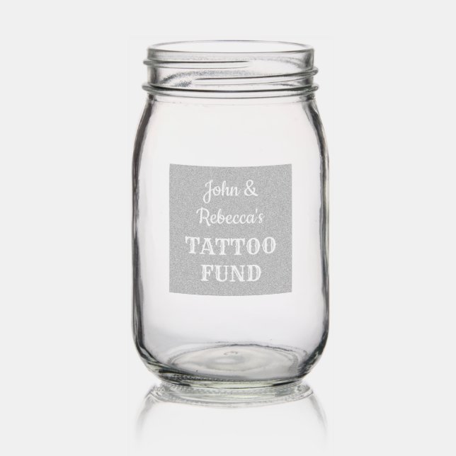Tattoo Fund Jar (Glassware)