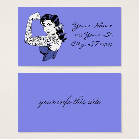 Tattoo Girl Arm Up Thunder_Cove (Front & Back)