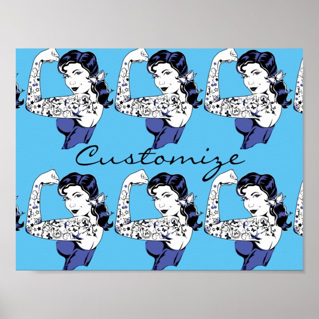 Tattoo Girl Arm Up Thunder_Cove Poster (Front)