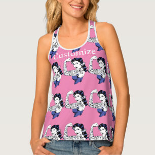 Tattoo Girl Arm Up Thunder_Cove Tank Top