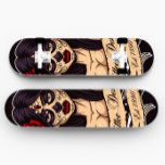 Tattoo Girl Skateboard | Tattoo Girl Skateboard<br><div class="desc">Tattoo Girl Skateboard | Tattoo Girl Skateboard Deck - This custom Space Skateboard makes an excellent gift for anyone in love with the stars.</div>