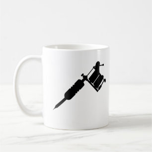 tattoo gun coffee mug