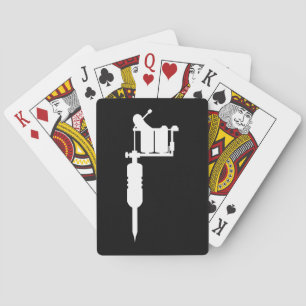 tattoo gun poker cards