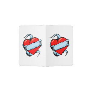 Tattoo Heart Passport Holder