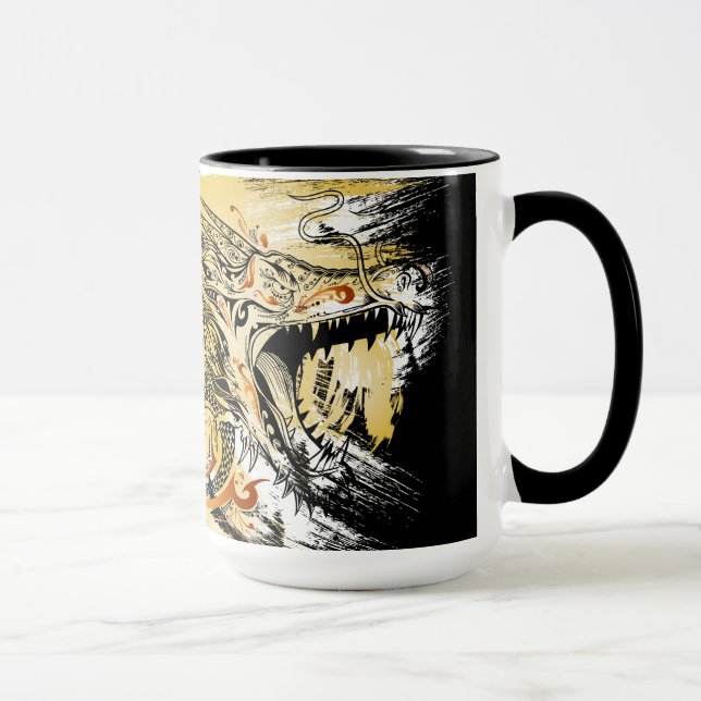 Tattoo Henna Dragon Mug (Right)