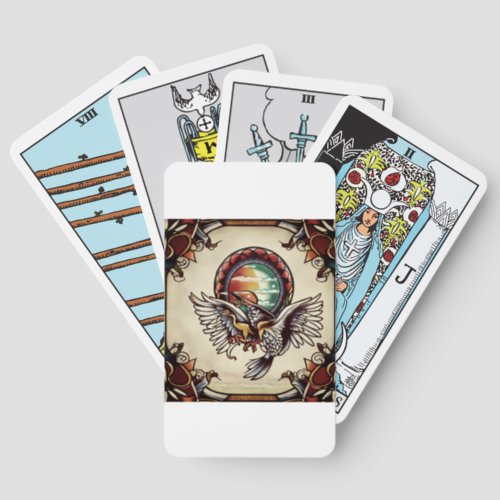 Tattoo_Inspired Playing Cards with Unique Designs