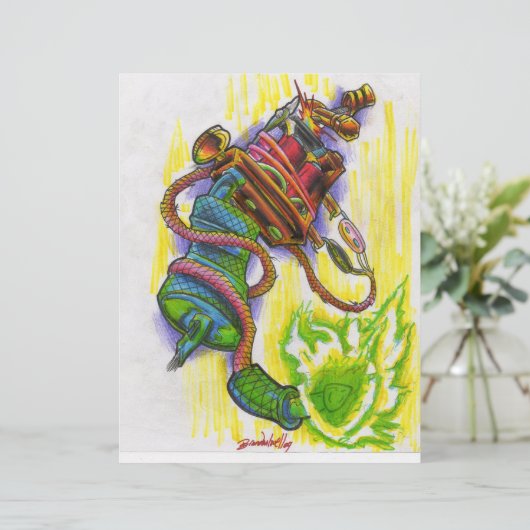 Tattoo machine (Standing Front)