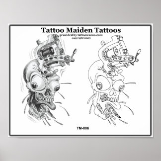 Tattoo Maiden Tattoo Poster