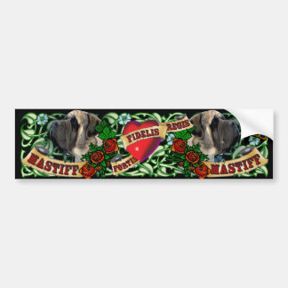 Tattoo Mastiff Bumper Sticker