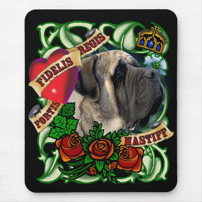 Tattoo Mastiff Mousepad