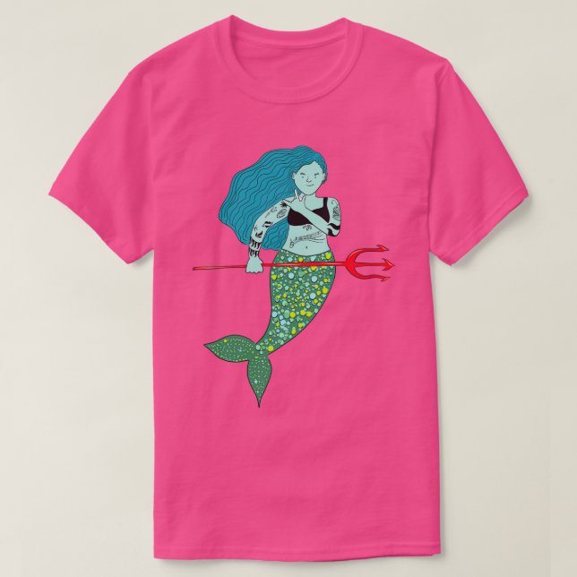 Tattoo mermaid 1 T-Shirt (Design Front)