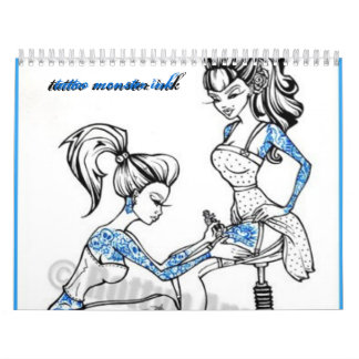 tattoo monster ink calendar