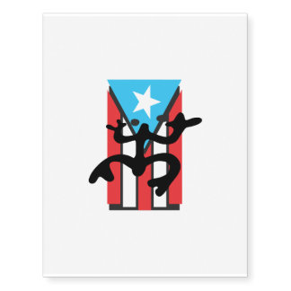 Tattoo of the Coqui taino on the PR flag