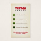 Tattoo Parlor Vintage Business Card