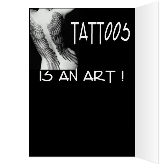 Tattoo photo card (Inside (Left))