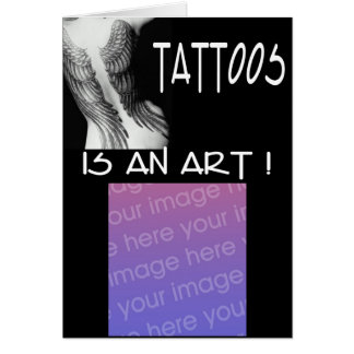 Tattoo photo card