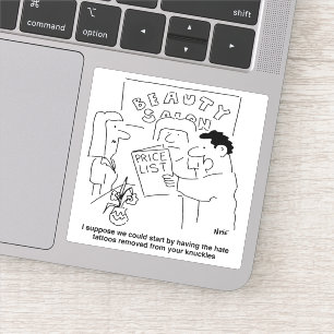 Tattoo Removal at Beauty Salon Sticker