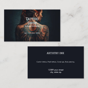 Tattoo Shop Business Card