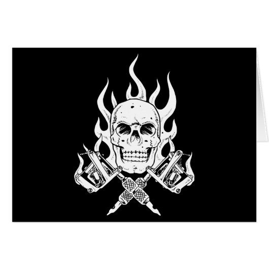 Tattoo Skull Cards (Front Horizontal)