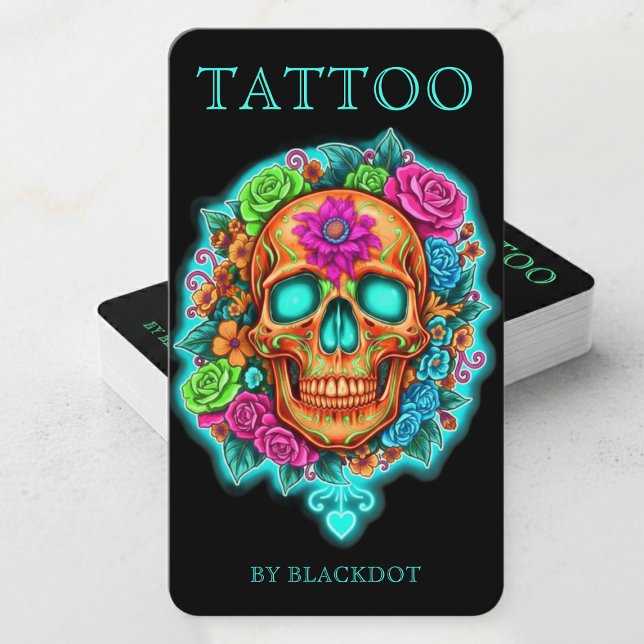 Tattoo Studio Branding Professional Tattooists Business Card (Creator Uploaded)