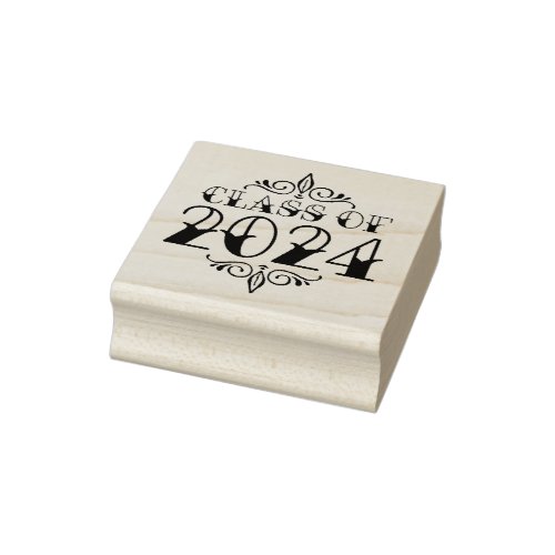 Tattoo Style Class of 2024 Rubber Stamp