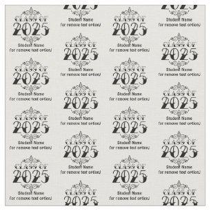 Tattoo Style Class of 2025 Graduation Fabric