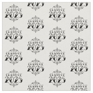 Tattoo Style Class of 2025 Graduation Fabric