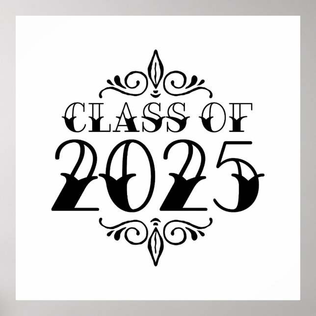 Tattoo Style Class of 2025 Poster (Front)