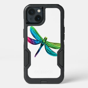 Tattoo Style Dragonfly OtterBox iPhone 13 Case
