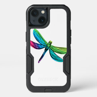 Tattoo Style Dragonfly OtterBox iPhone 13 Case