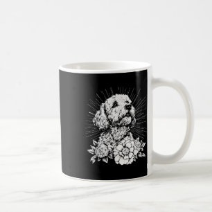 Tattoo Style Lover Spanish Water Retro Dog Coffee Mug