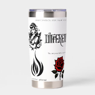 Tattoo style tumbler