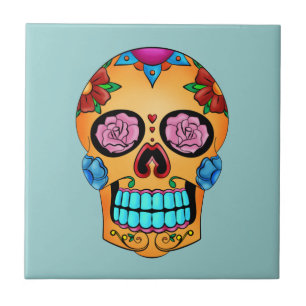 Tattoo Sugar Skull Tile