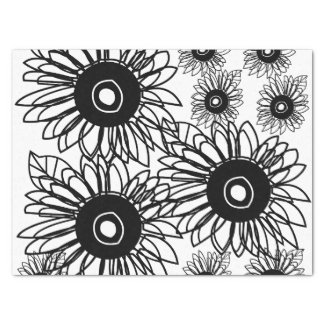 Tattoo Sunflower Floral Black White Tattoo Flower