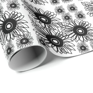 Tattoo Sunflower Floral Black White Tattoo Flower