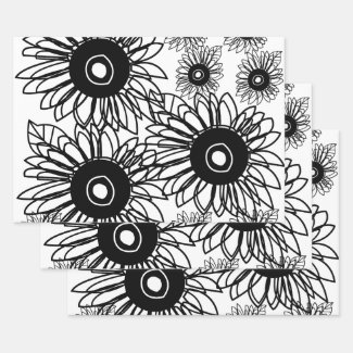 Tattoo Sunflower Floral Black White Tattoo Flower