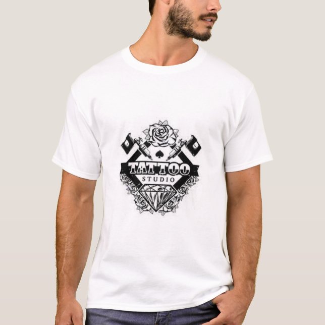 "Tattoo Tales: How Body Art Tells Your Story" T-Shirt (Front)