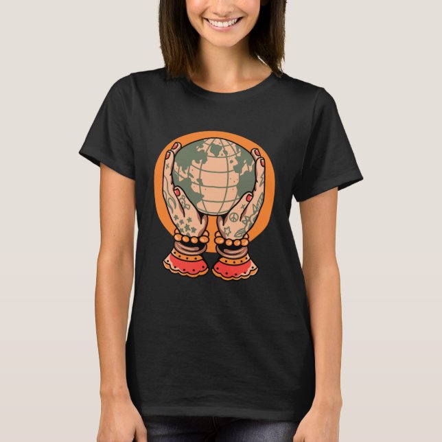 Tattoo Tattooing Tribal Symbol Artist 6 T-Shirt (Front)