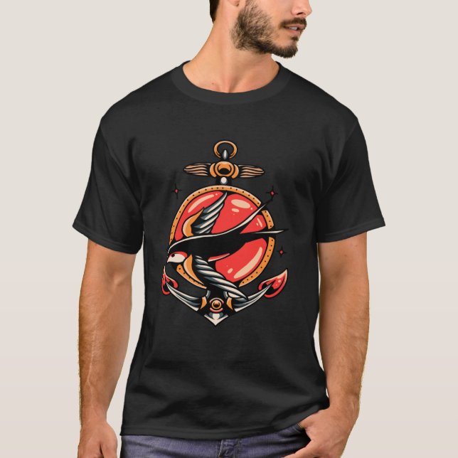 Tattoo Tattooing Tribal Symbol Artist Pullover Hoo (Front)