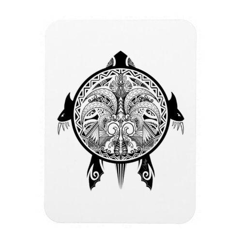 Tattoo Tribal Turtle Magnet