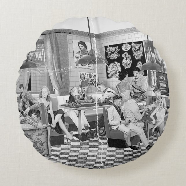 Tattoo You! Round Pillow (Front)