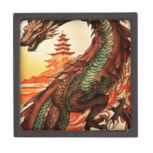 Tattooed Dragon Magnetic Gift Box Marvel