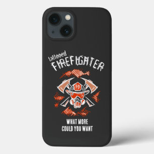 Tattooed firefighter. What more could you want. iPhone 13 Case