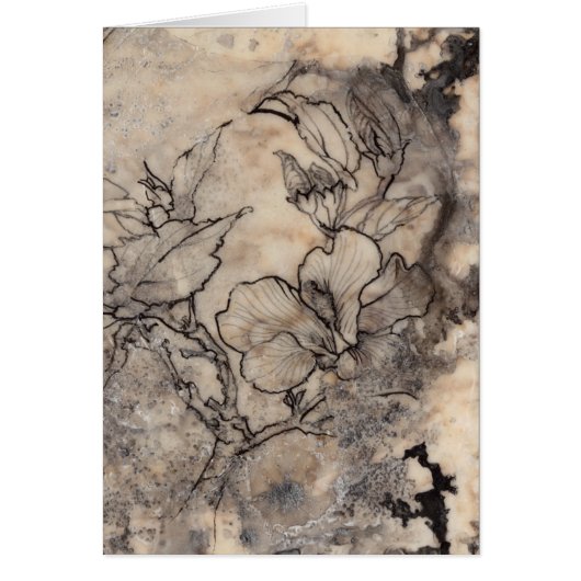 Tattooed Floral I Cards (Front)