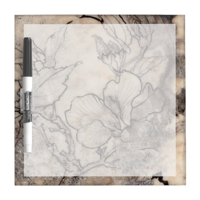 Tattooed Floral I Dry-Erase Board (Front)