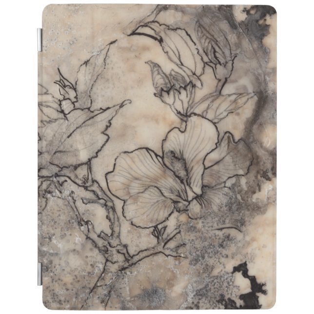 Tattooed Floral I iPad Smart Cover (Front)