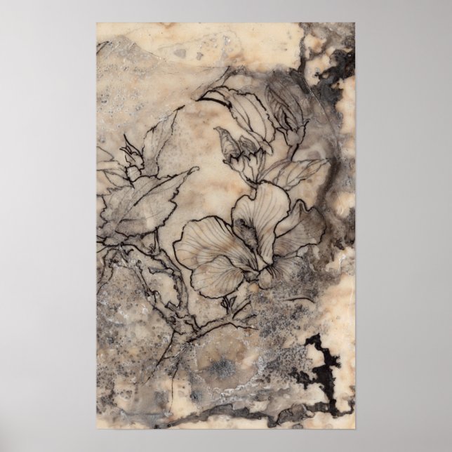 Tattooed Floral I Poster (Front)