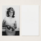Tattooed Glasses Chick (Front & Back)