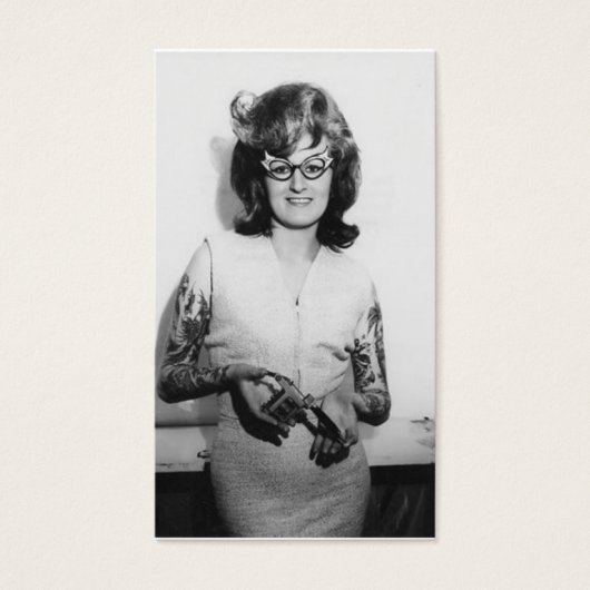 Tattooed Glasses Chick (Front)