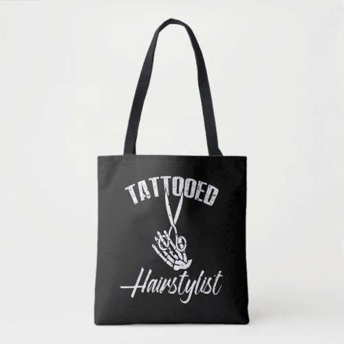 Tattooed Hairstylist Tote Bag